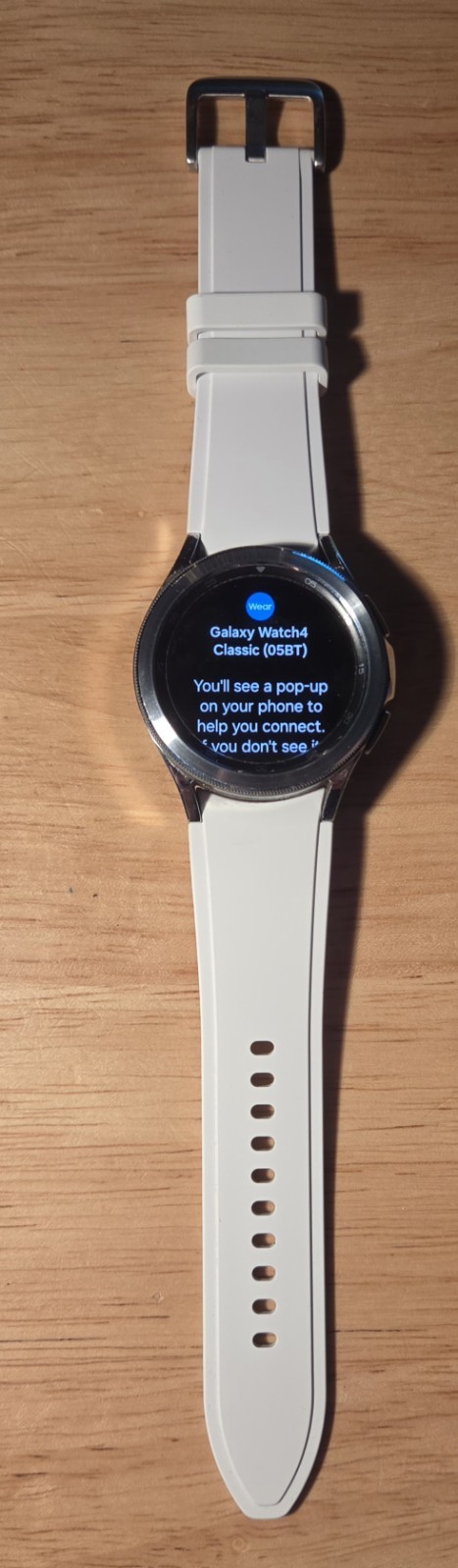 Samsung Galaxy Watch4 Classic SM-R880 42mm White & Silver Stainless Steel Bands