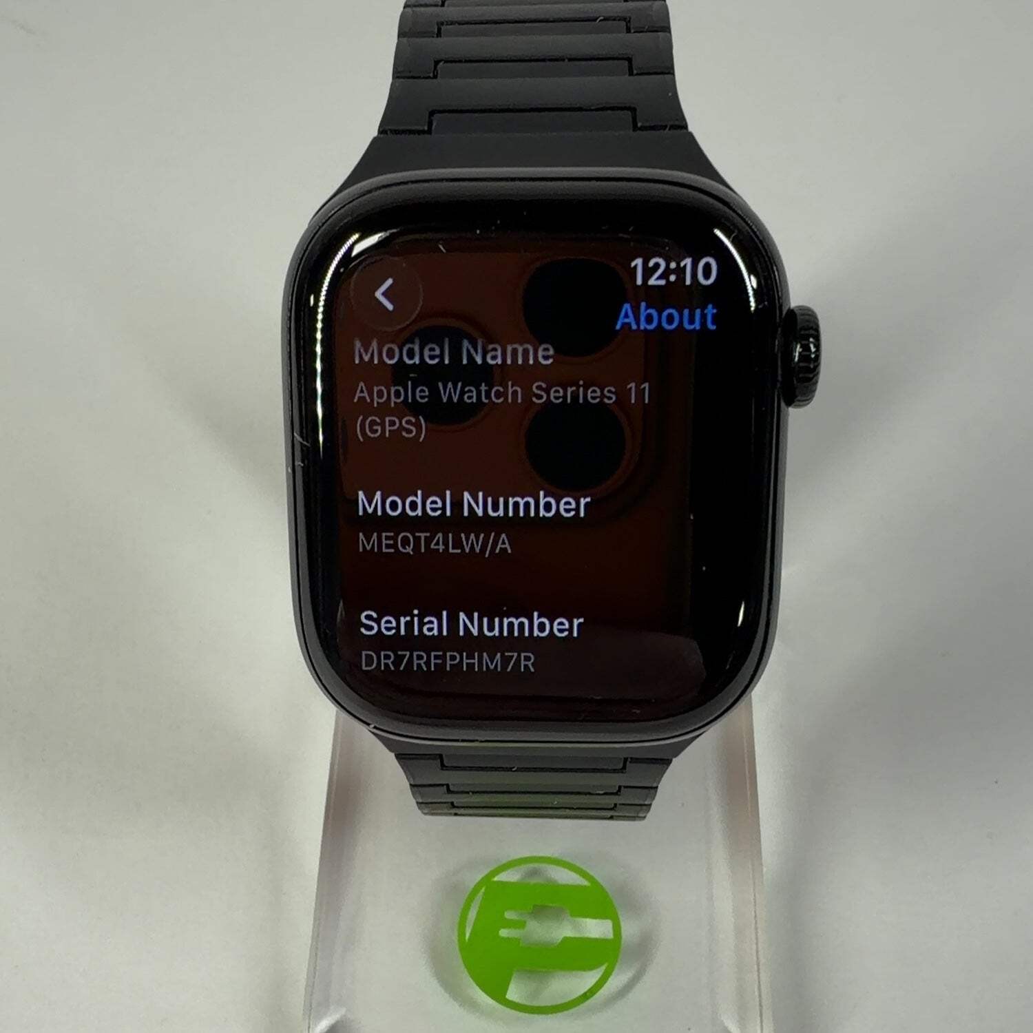 GPS Only Apple Watch Series 11 42MM Black Aluminum Aftermarket Band MEQT4LW/A