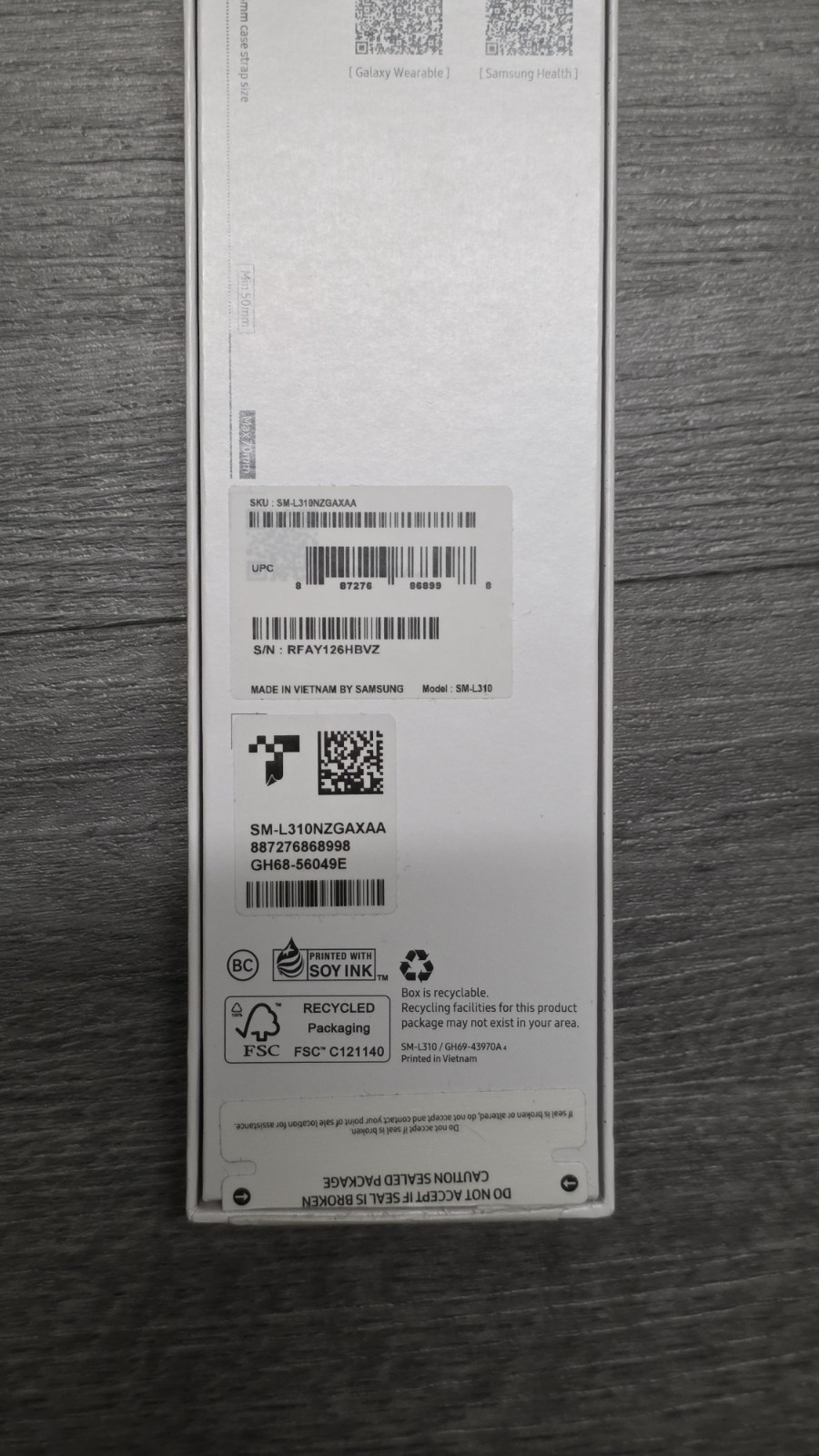 Samsung Galaxy Watch 7 44mm Green SM-L310 NEW NEVER USED Bluetooth