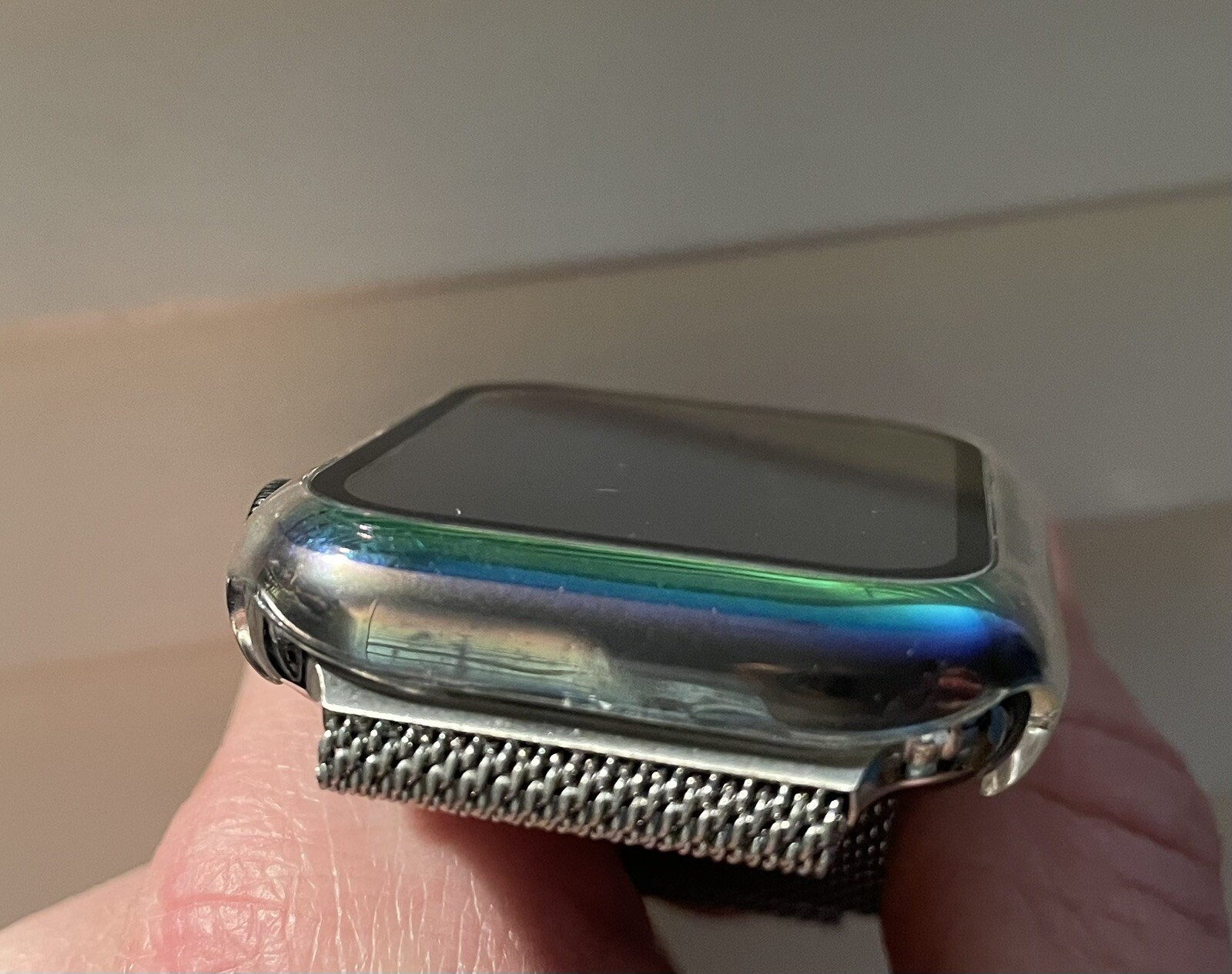Apple Watch Series 5 44mm Space Gray Aluminum Case with Black Sport Band – S/M &