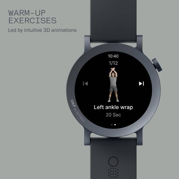CMF by Nothing Watch Pro 2- 1.32″ AMOLED DISPLAY-GPS Smartwatch-Dark Grey