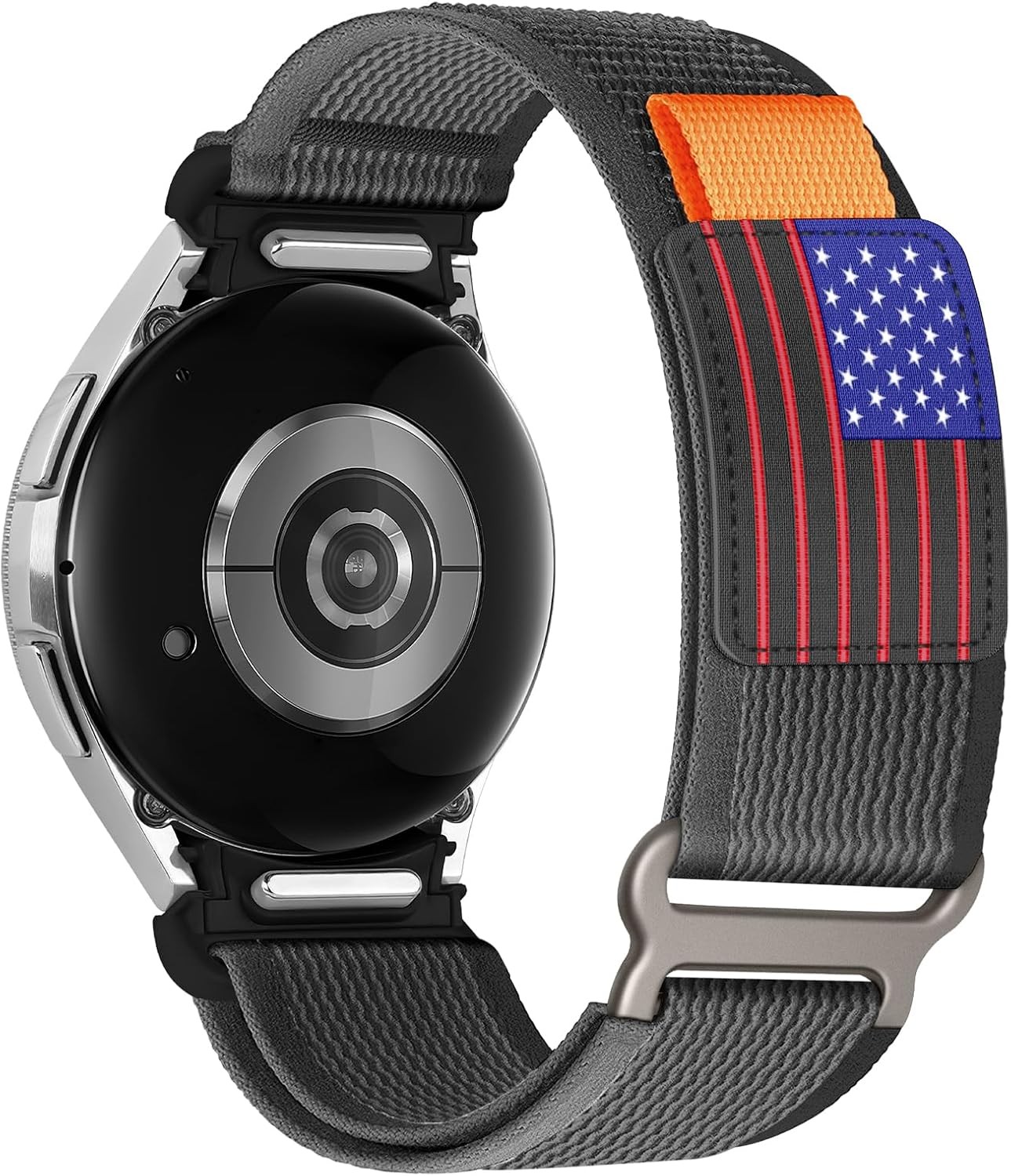 Nylon Strap Compatible with Samsung Galaxy Watch 44mm 40mm Rugged Fabric