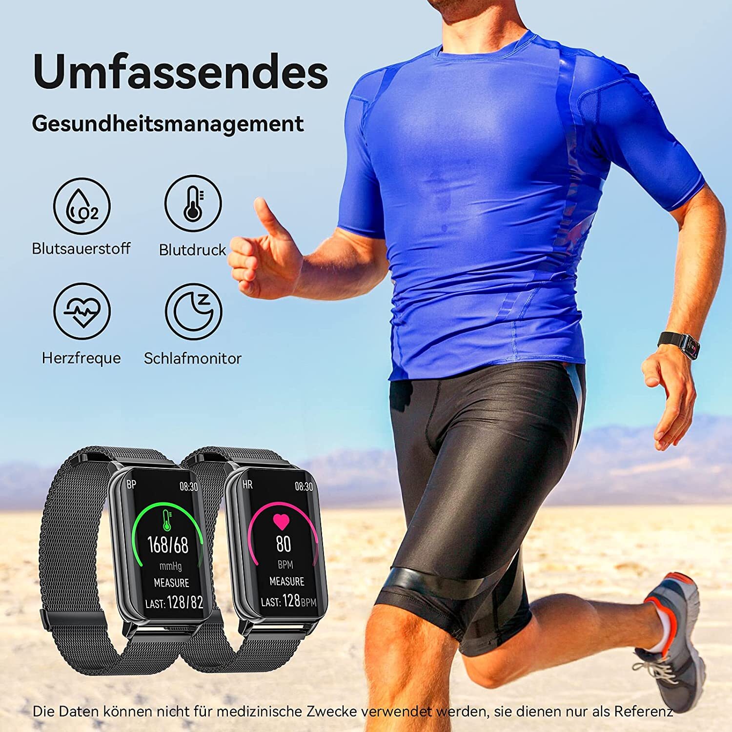 Karchilor Smartwatch, Fitness Tracker 1.57”HD Voll Touch Screen