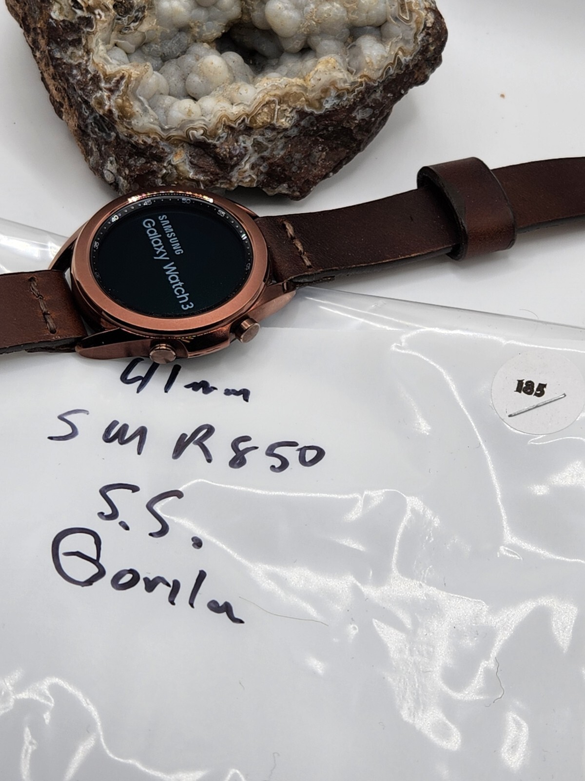 Samsung Galaxy Watch 3 SM-R850 41mm Mystic Bronze WiFi/Bluetooth/GPS,used #185