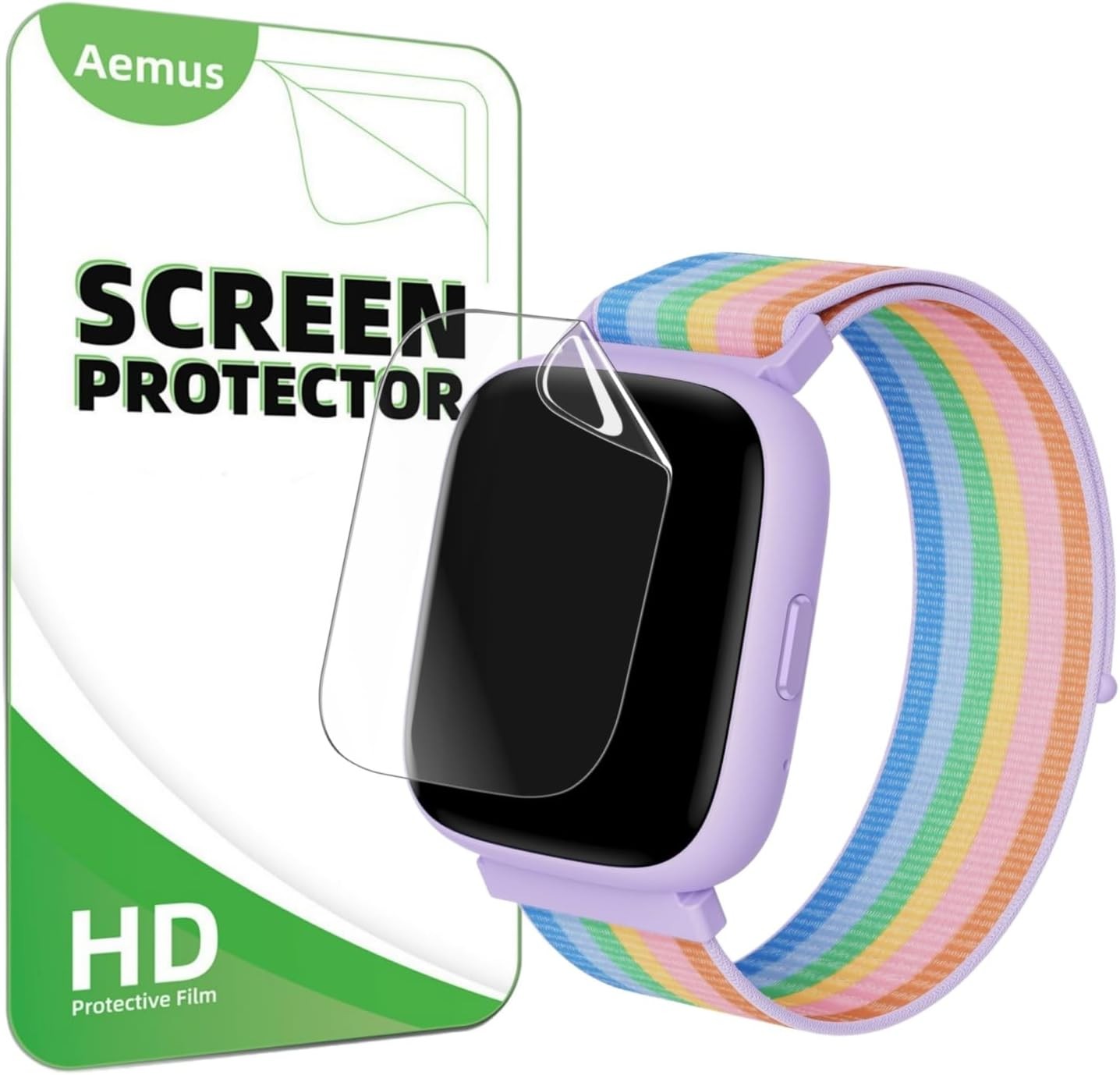6-Pack Clear TPU Screen Protector for BIGGERFIVE BRAVE 2 1.8″ Fitness Watch