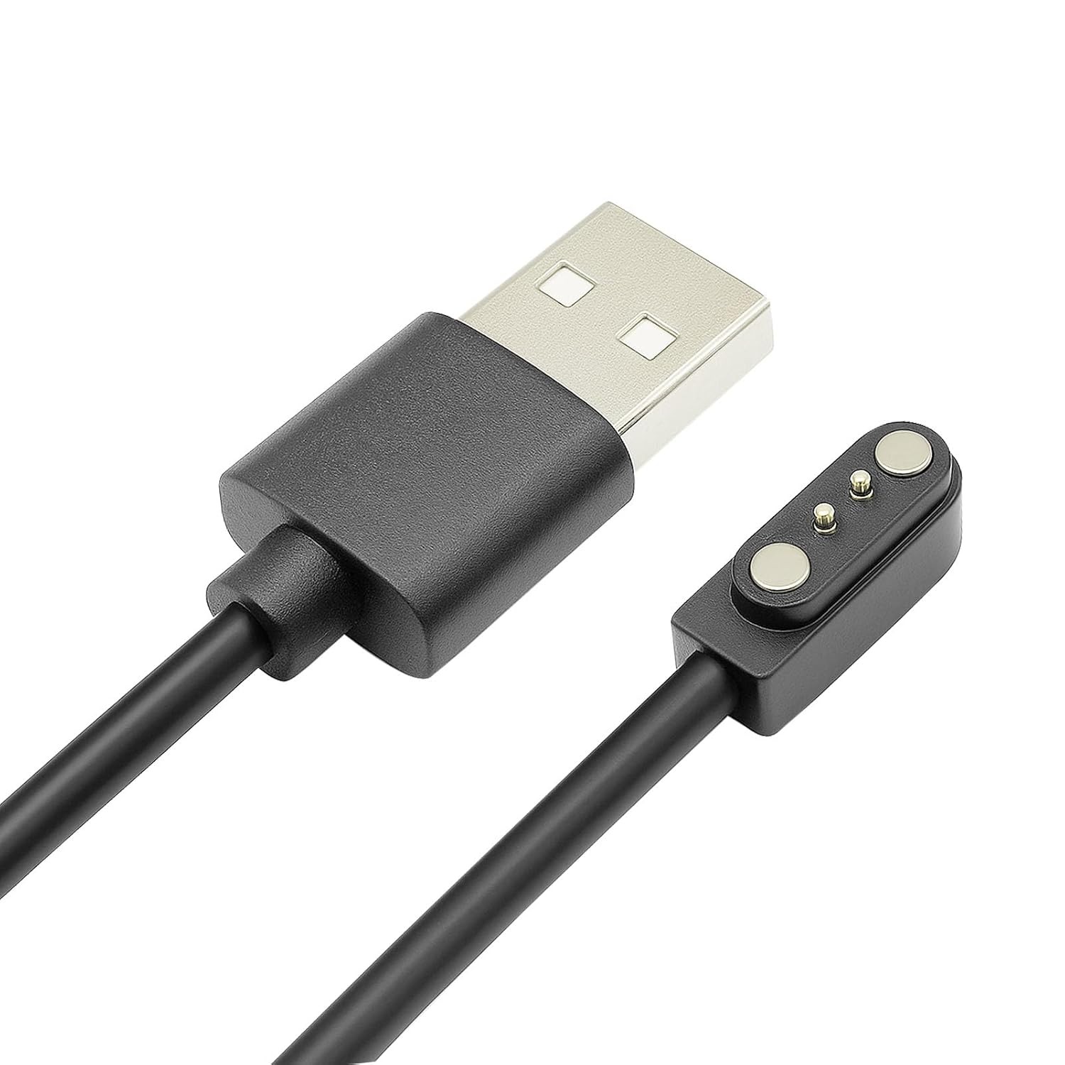 Charger Compatible with VeryFitPro, Fitpolo, Tozo, YAMAY Smartwatches Black