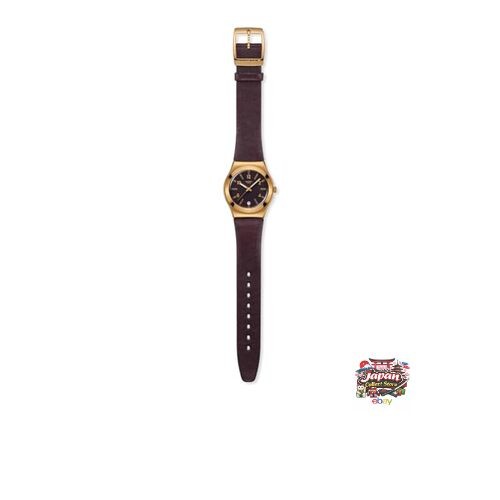 Swatch IRONY MEDIUM HEART OF BURGUNDY Wristwatch YLG413 Women’s Purple