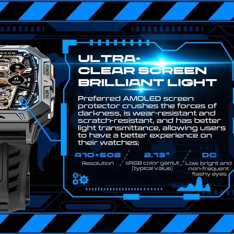 SALE!! Men Waterproof Outdoors Smart Watch 100 days Standby & 100+ Sports Modes