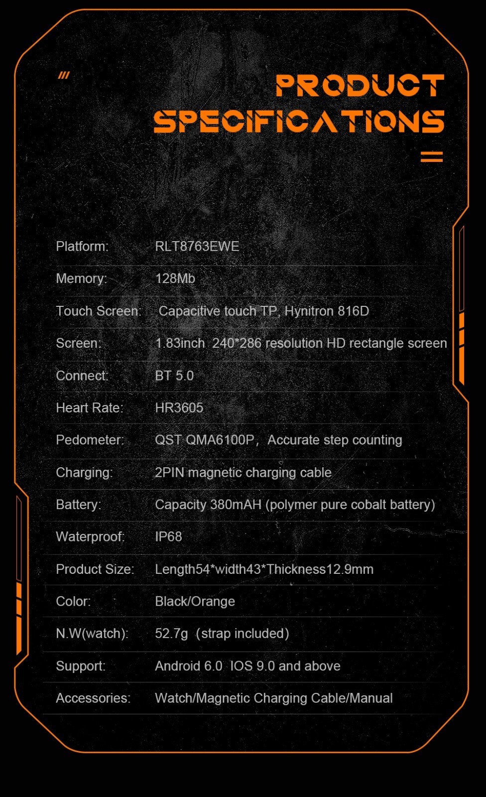 Military Smart Watch for Men, Answer/Make Calls
