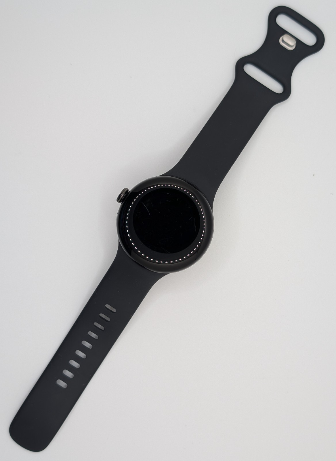 Google Pixel Watch 2 – 50mm, Matte Black /Obsidian-GPS-Wi-Fi (Good). ~3SV~