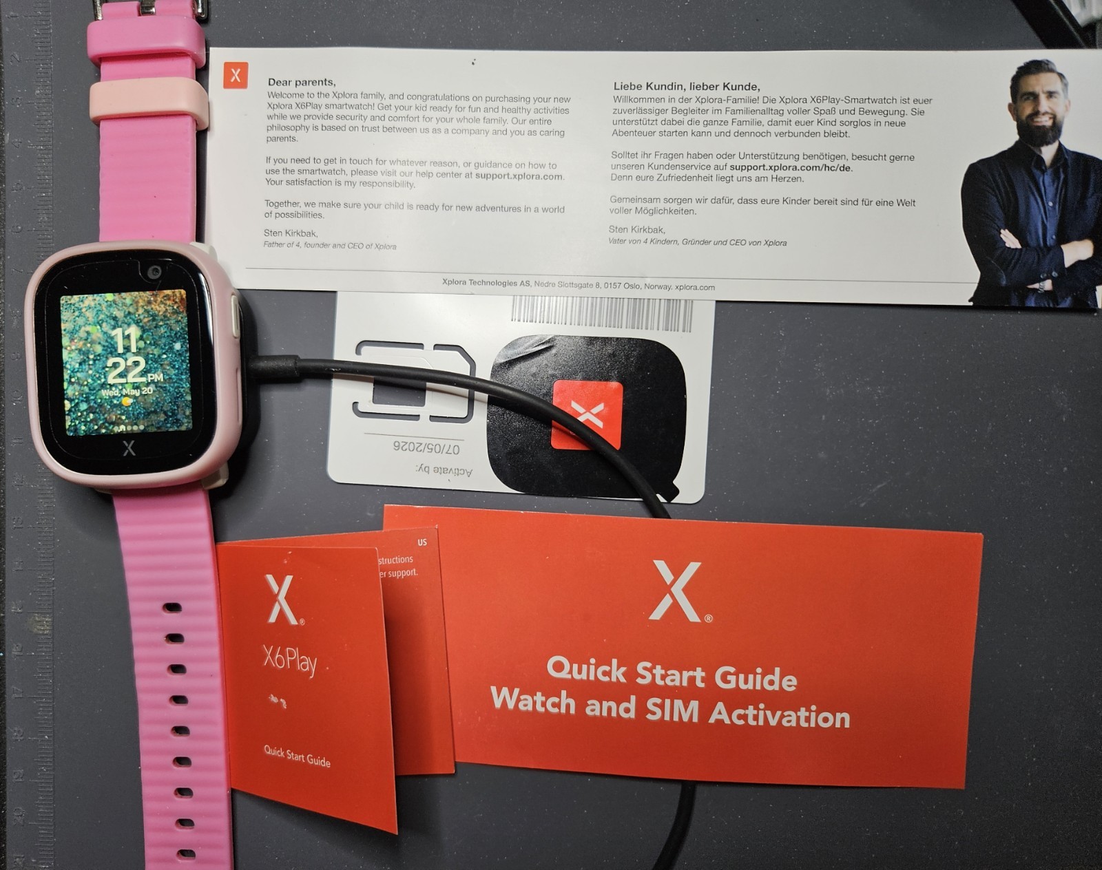 Xplora X6 Play – Watch Phone with GPS for Children Pink