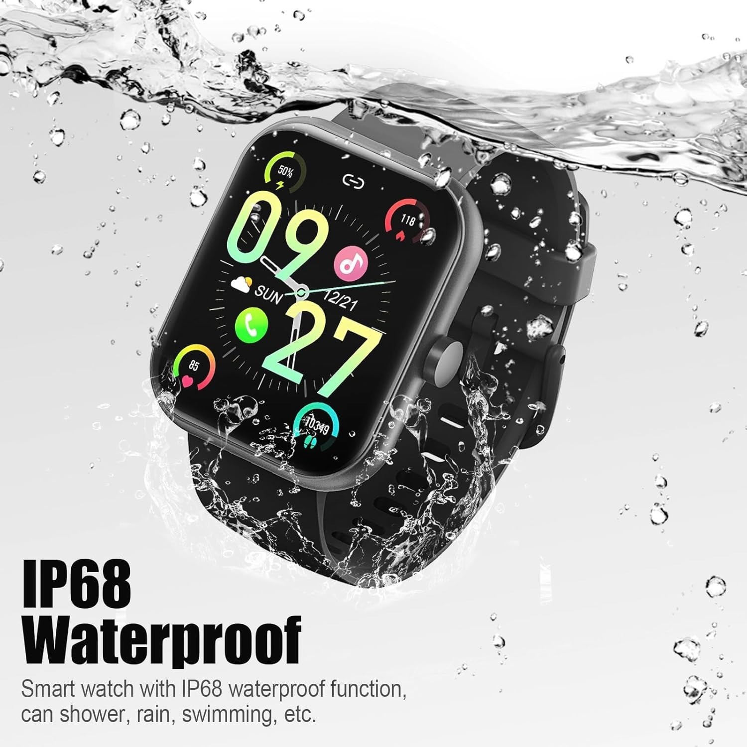 2026 Smart Watch For Men Women Bluetooth Call Fitness Tracker IP68 iPhone Androi
