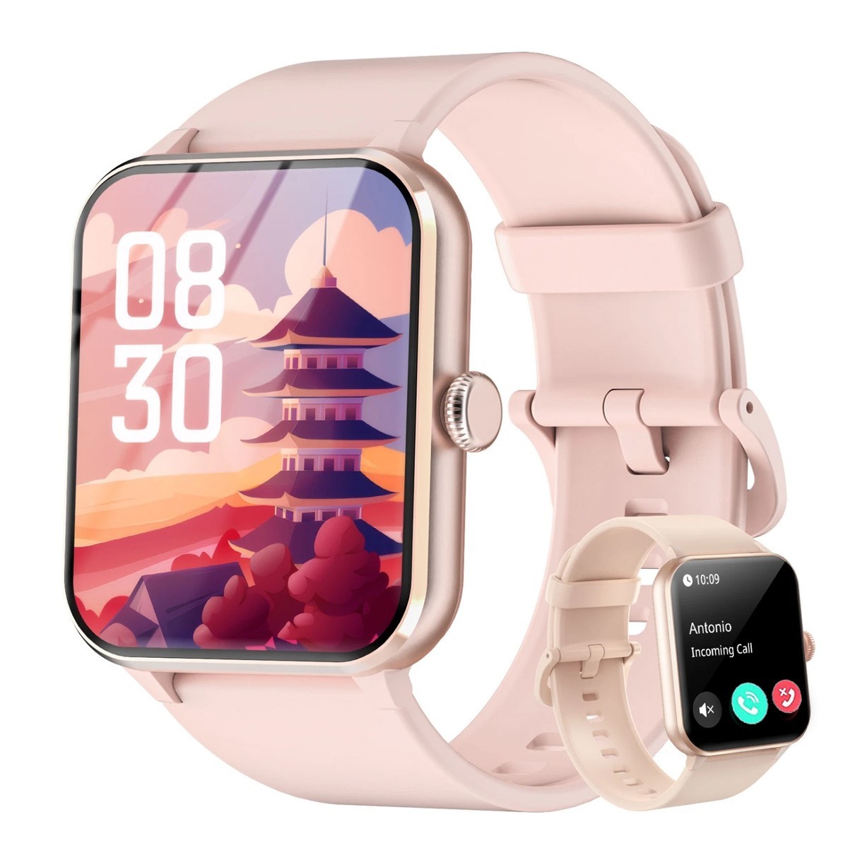 2026 Smart Watch Women Waterproof Smartwatch Bluetooth For iPhone Samsung