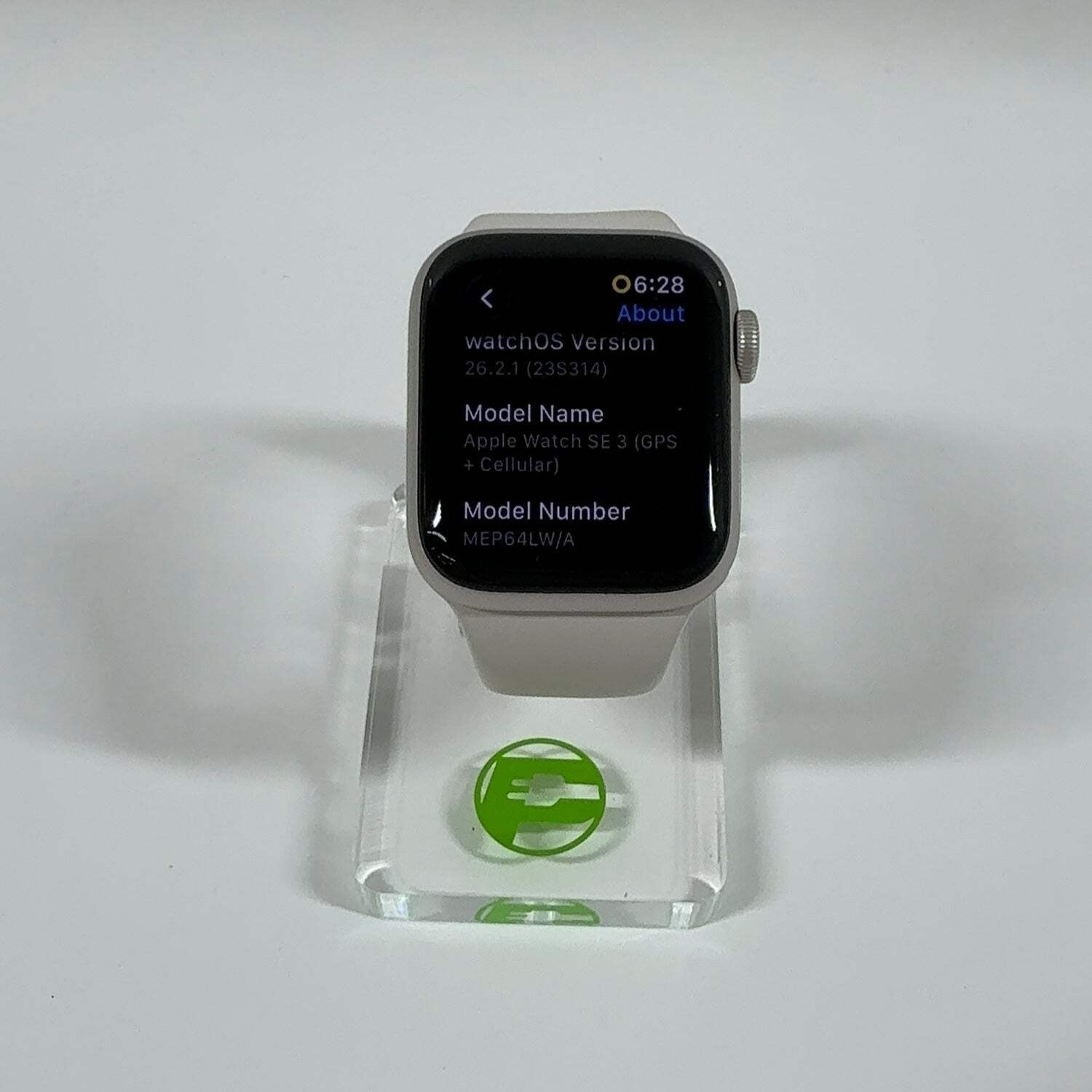 Unlocked Apple Watch SE 3 40MM Starlight Aluminum Starlight Sport Band MEP64LW/A