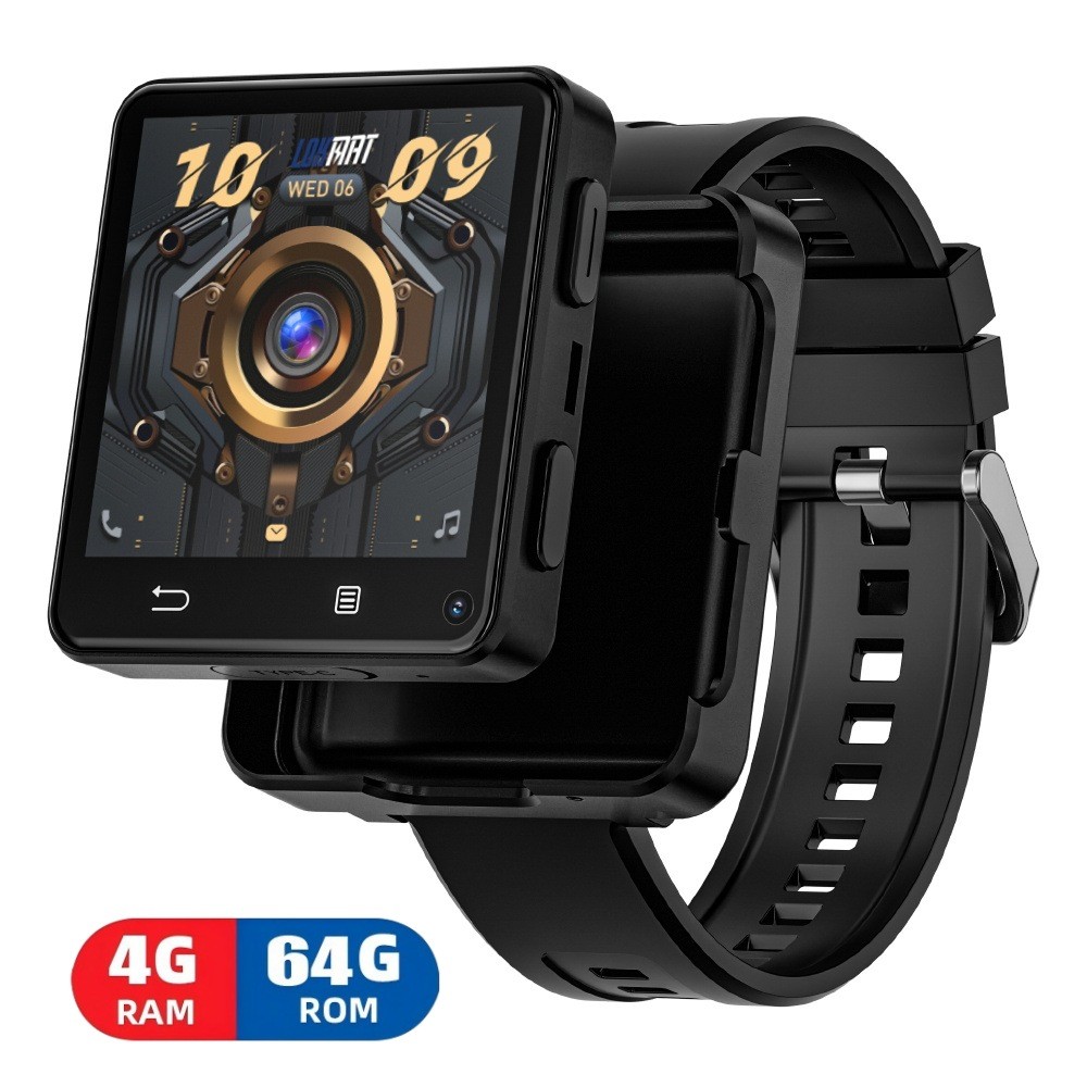 4G Android Smart Watch Large Screen 4G RAM + 64G ROM GPS WiFi Camera Smartwatch