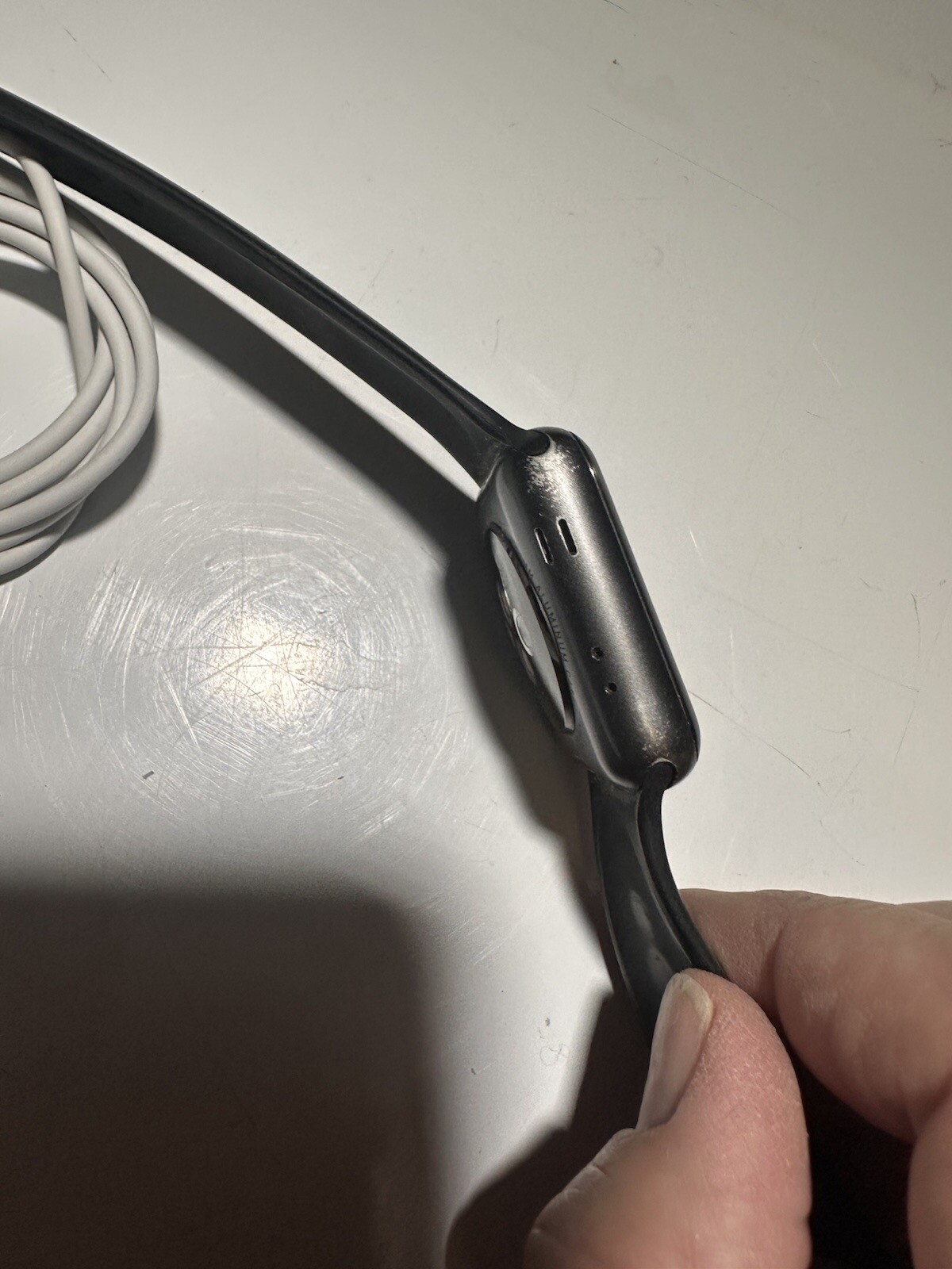 Genuine Apple Watch Series 2 42mm Nike + With Black Sport Band – Smartwatch