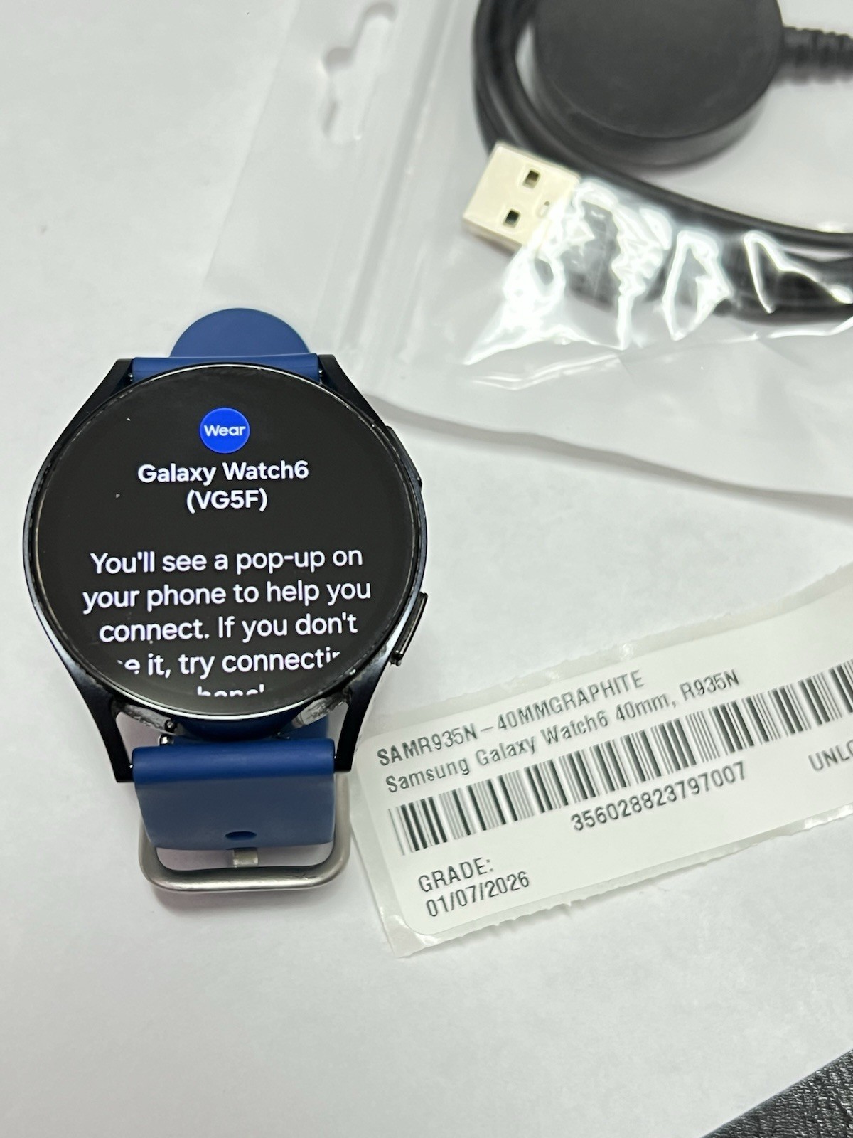 Samsung Galaxy Watch6 SM-R935 40mm Aluminum Case with Sport Band…