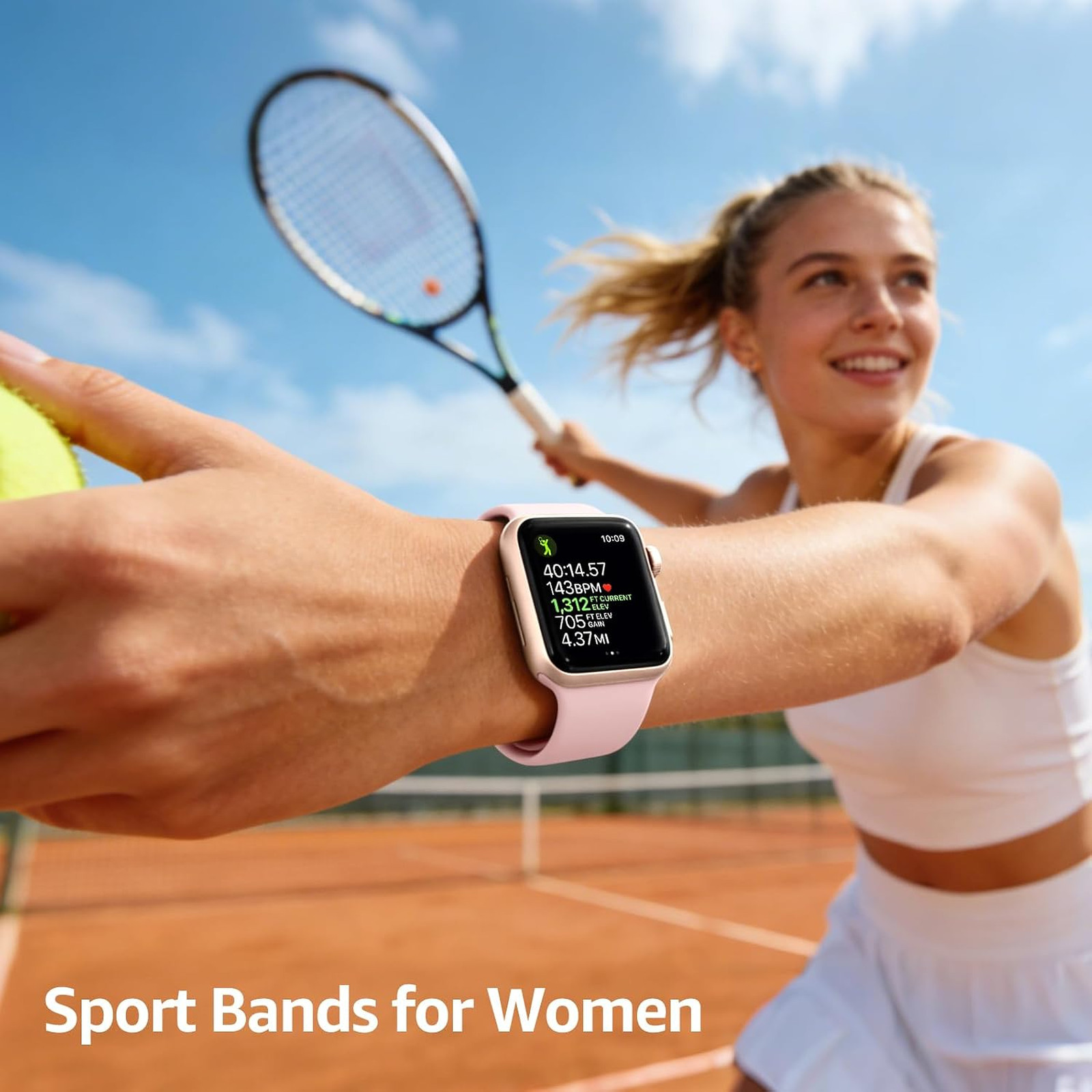 Sport Silicone Watch Bands for Apple Watch 38mm 40mm 41mm 42mm 44mm 45mm Series