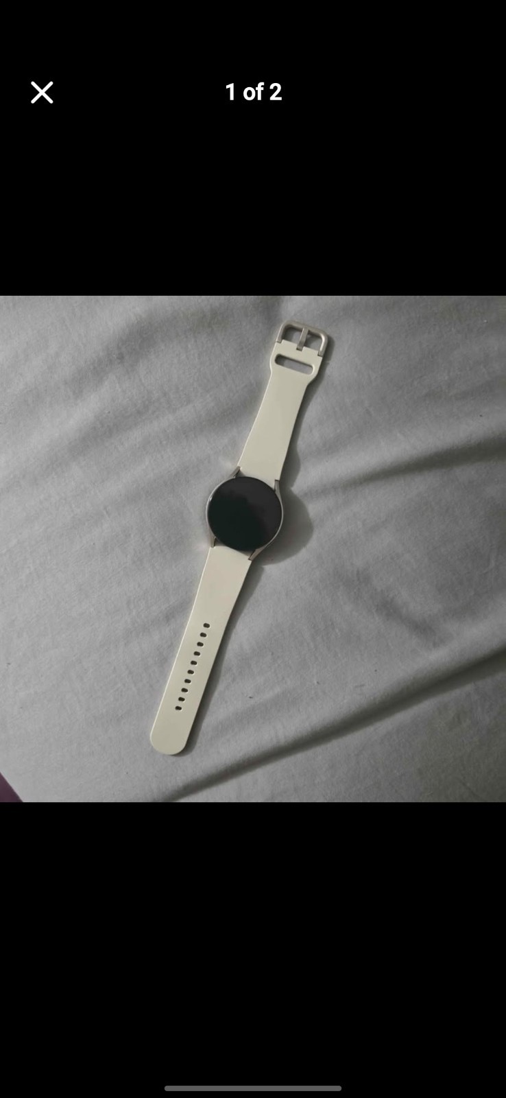 Samsung Galaxy Watch6 SM-R930 40mm Gold Aluminum Case with Cream Sport Band…