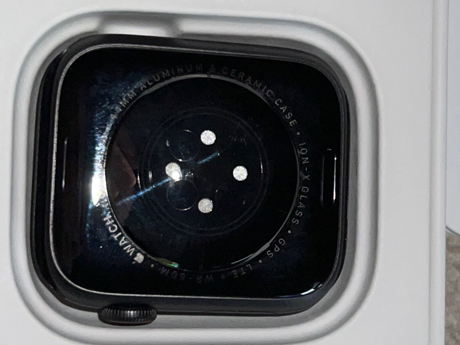 Apple Watch Series 6 44mm Space Gray Aluminum Case with Black Sport Band -…