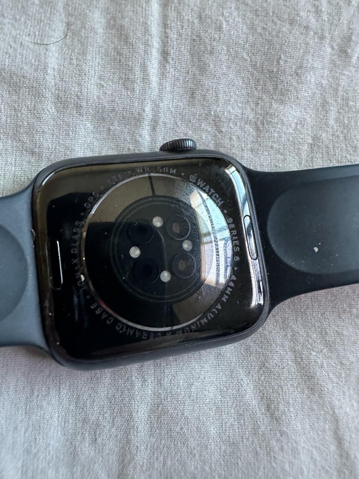 Apple Watch Series 6 44mm, 32GB, Unlocked, Aluminum Black
