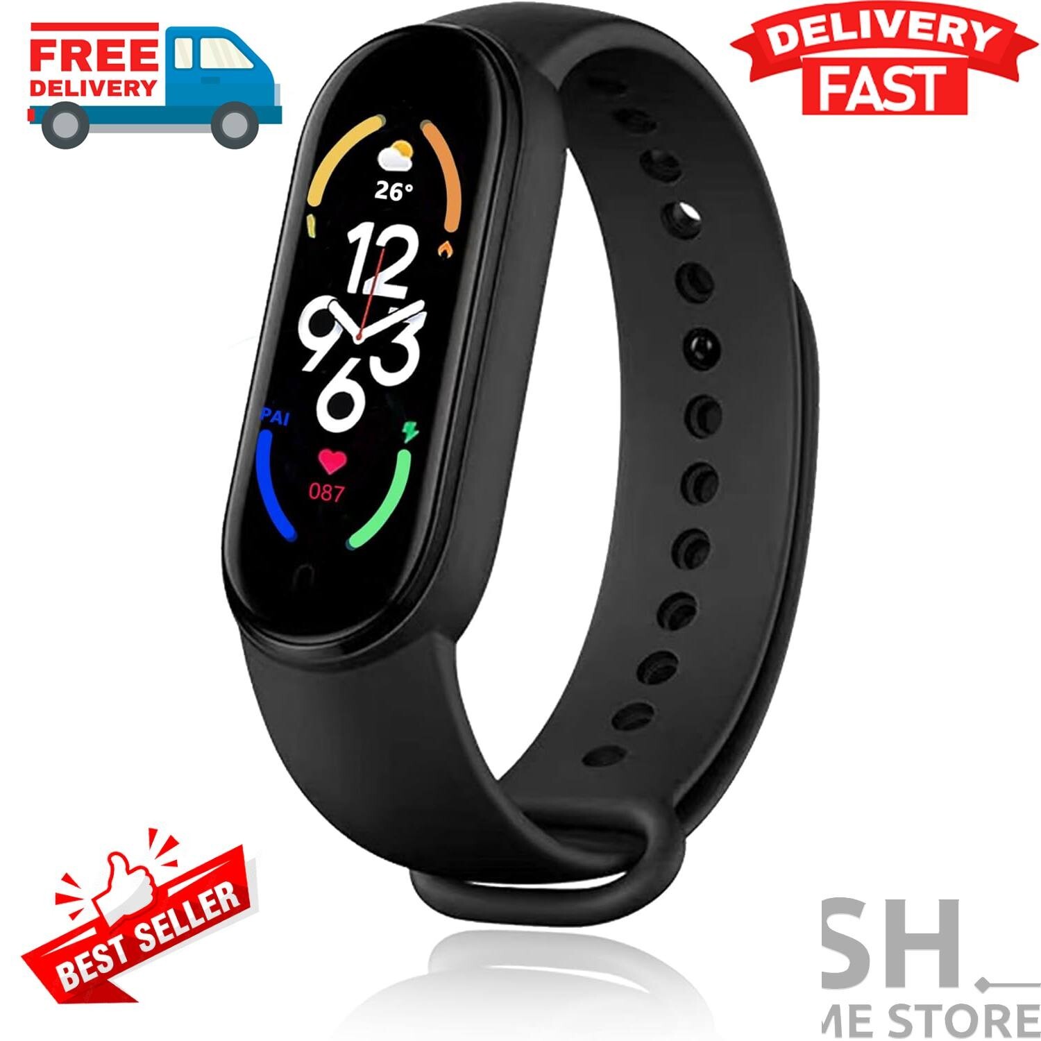 Smart Watch For Men/Women Waterproof Smartwatch Bluetooth iPhone Samsung