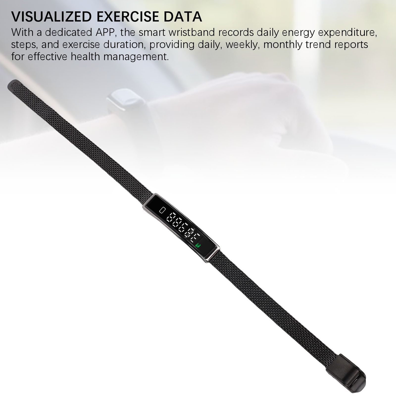 Smart Bracelet Lightweight Health Tracker For Running Cycling Water Recommen DSO