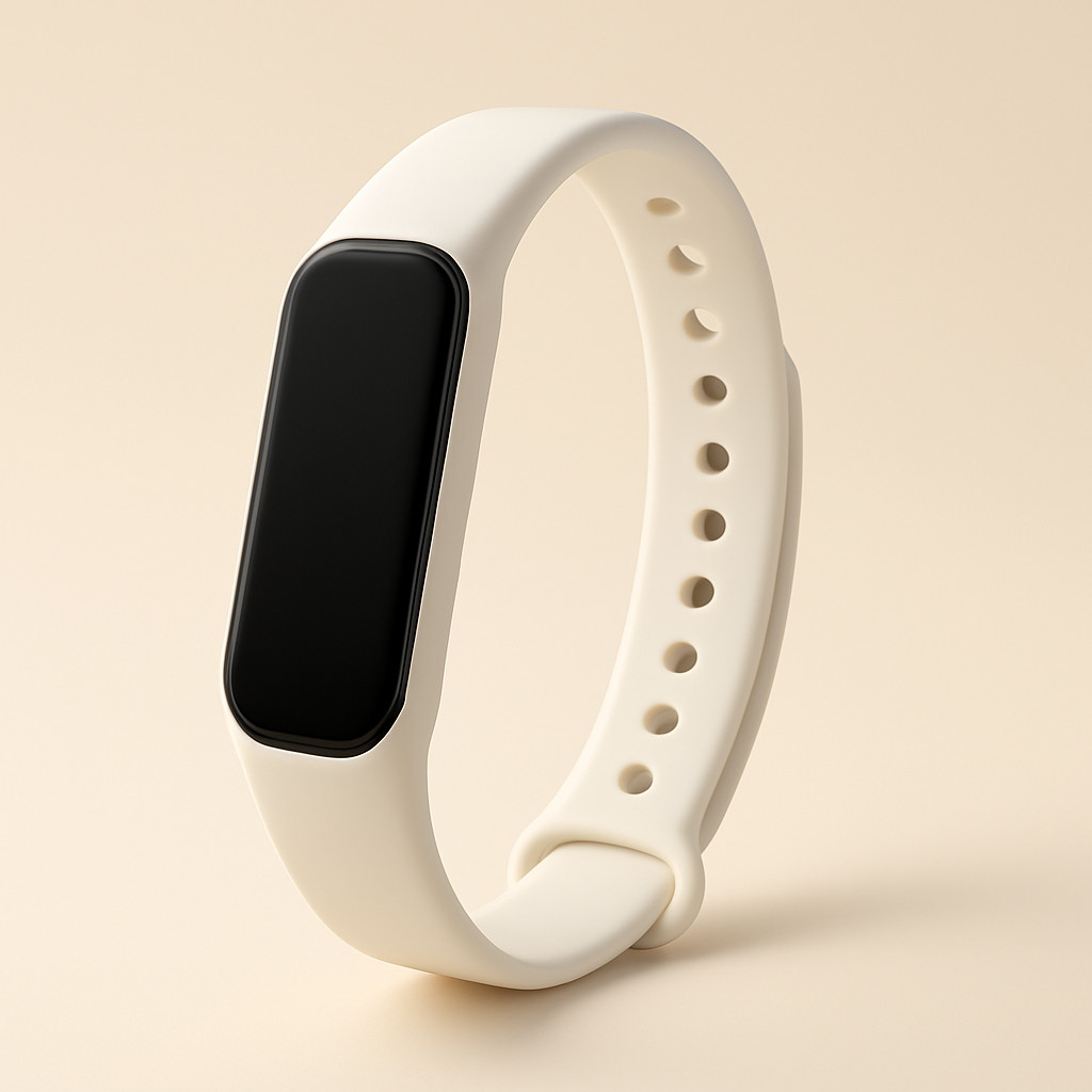 Fitness Tracker Band Slim White Heart Rate Sleep