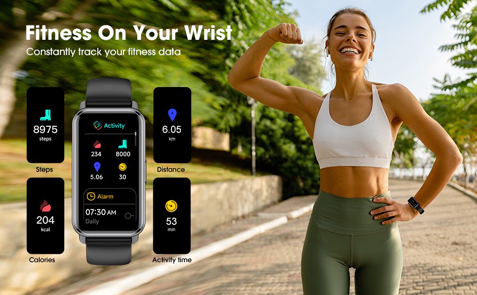 Pedometer Watch – Slim Design Black Must See Photos