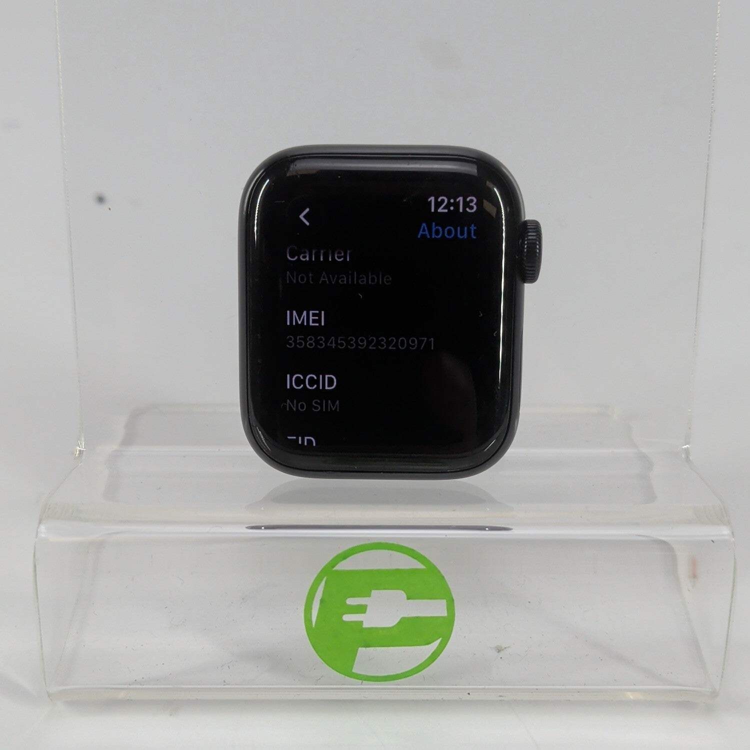 Unlocked Apple Watch SE 2nd Gen 40MM Black Aluminum MXFR3LL/A Face Only