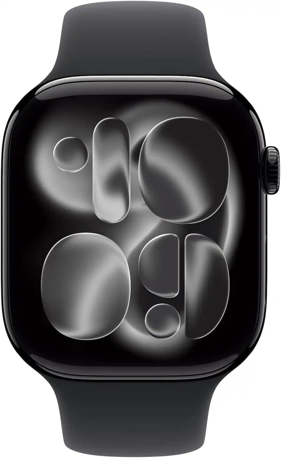 Apple Watch Series 11 46mm GPS+Cell Jet Black w/ M/L Black Sport Band MFC44LW/A