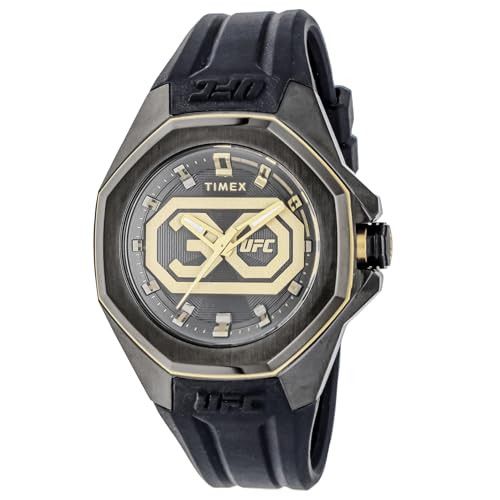 TIMEX Watch UFC Pro 30th Anniversary Black Dial 44.5mm TW2V90200 Men’s Black