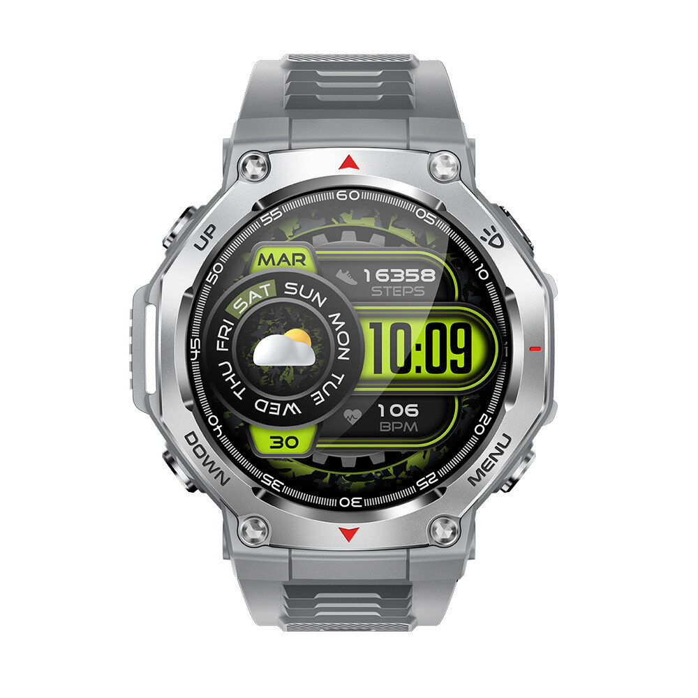 Military Smart Watch For Men’s(Call Receive/Dial)Rugged Tactical Fitness Tracker