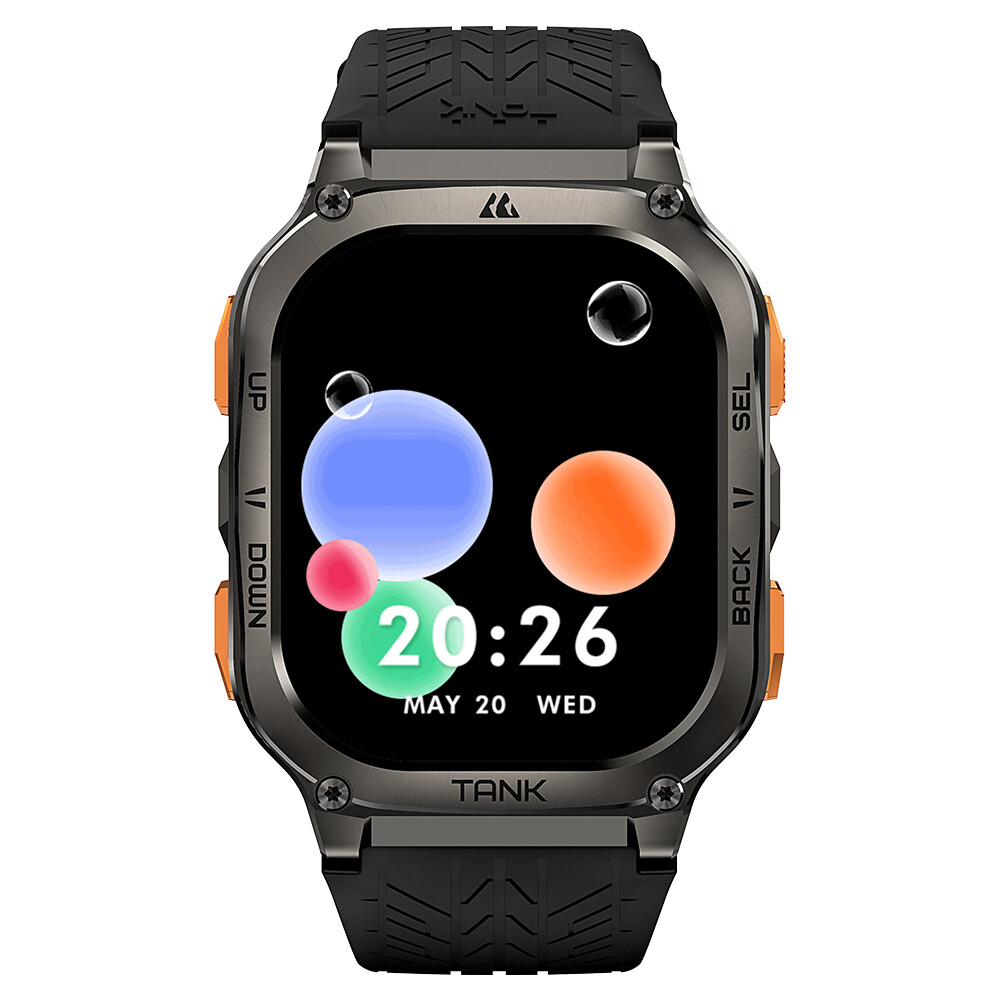 2024 AMAZTIM TANK M3 ULTRA GPS Smart Watch 480mAh Big Battery for IOS Android