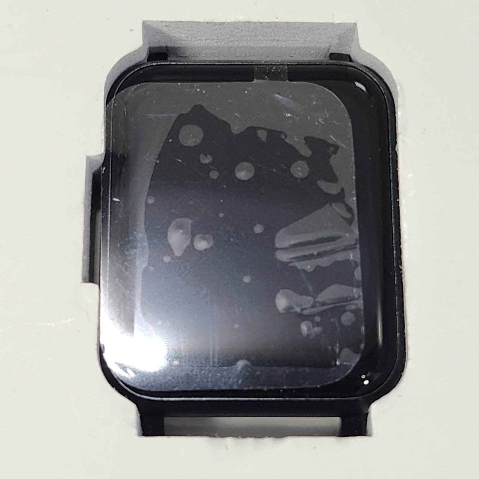 Spade and Co Health Smartwatch 2 Fitness Tracker Watch Black Face White Band