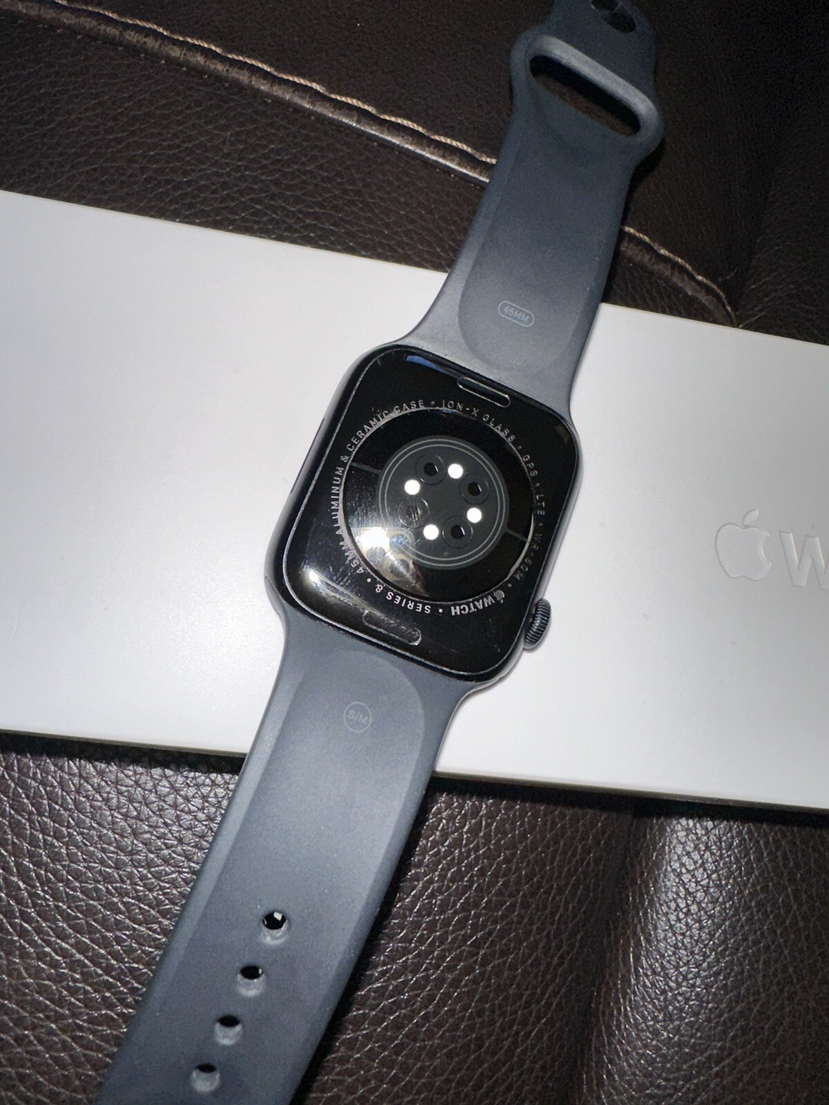 Apple Watch Series 8 GPS + Cellular 45mm Aluminum Case Midnight MNVL3LL/A