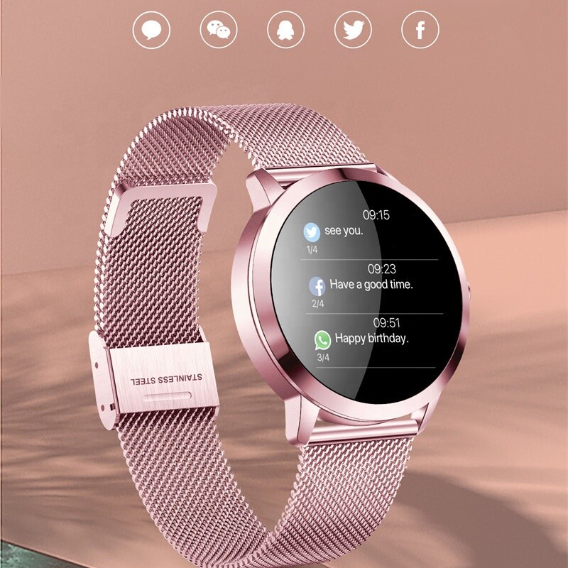 Women Fashion Smart Watch Heart Rate Blood Pressure Sleep Monitor-New