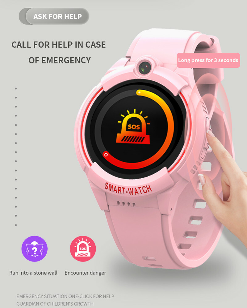 Kids Smart Watch 4G SOS Call Phone Watch with Camera for Boys Girls Wristwatch