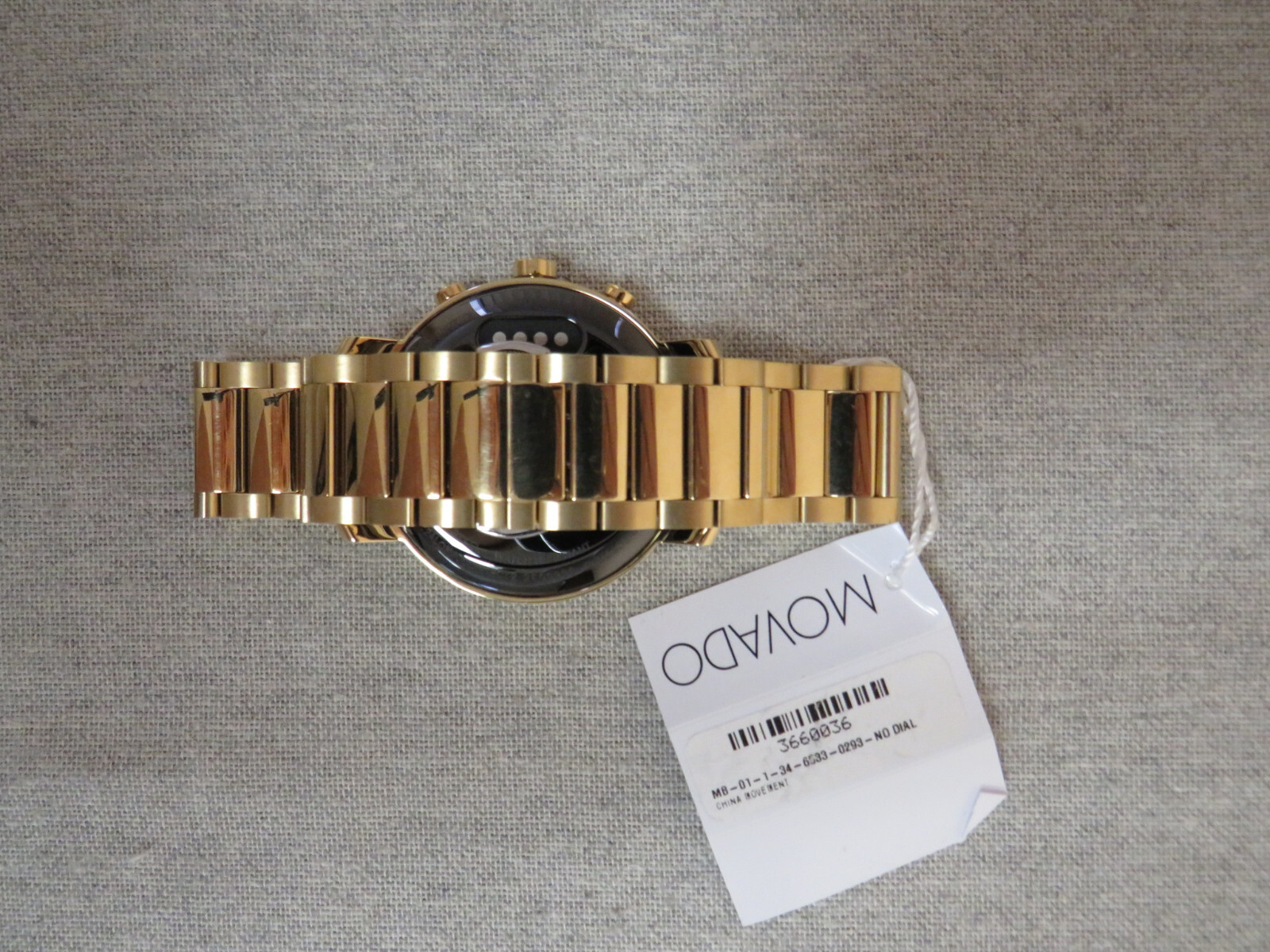 Movado Connect 2.0 Gold-Tone St. Steel Touchscreen Hybrid Smart Watch # WH 472 B