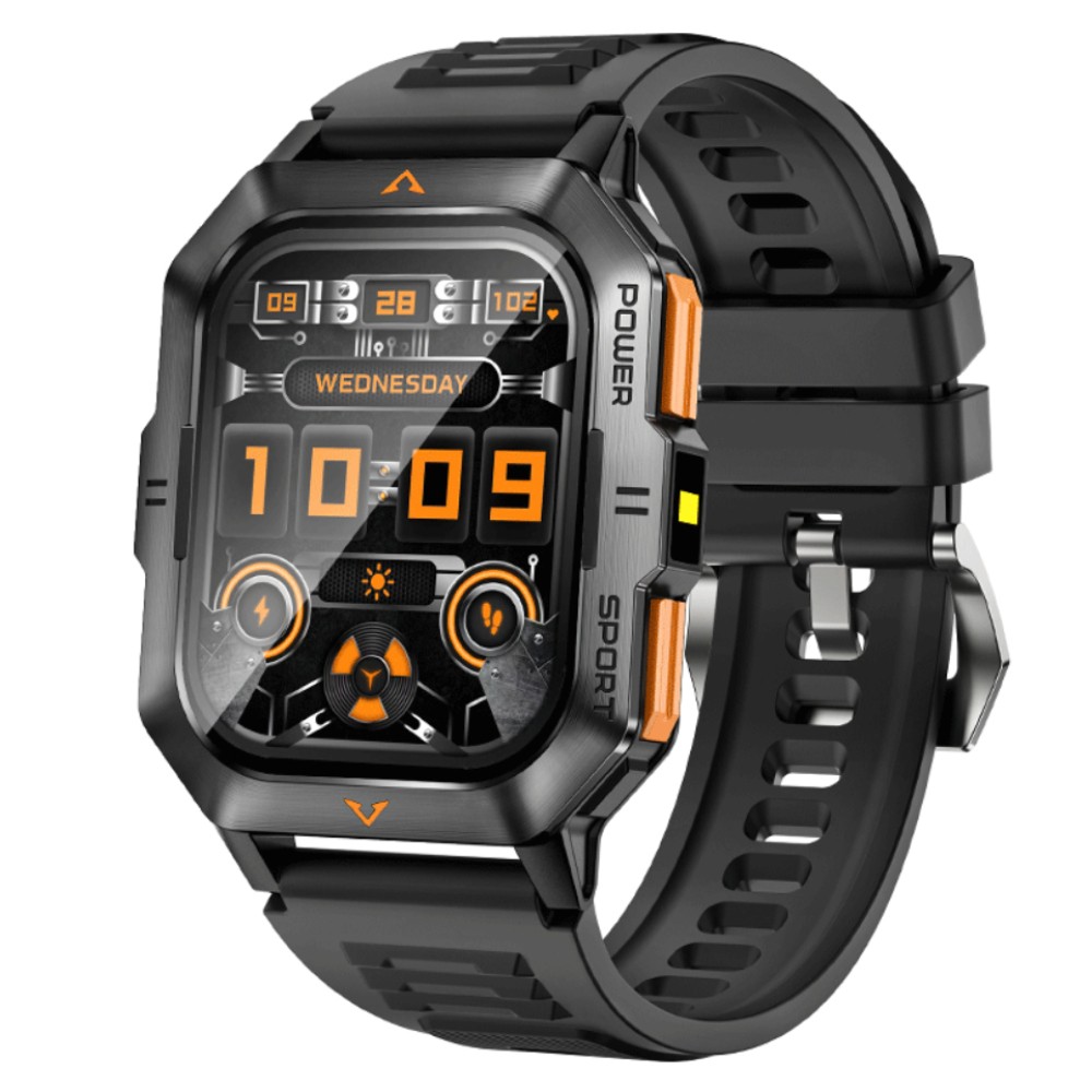 2.01″ HD Military Rugged Smart Watch (Answer/Make Call) Sports Fitness Tracker