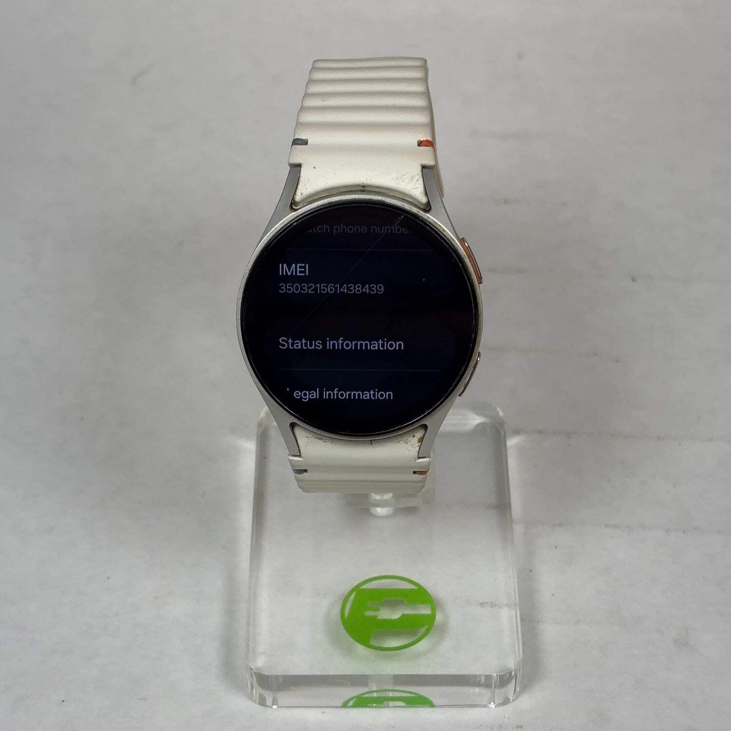 Broken GPS Only Samsung Galaxy Watch7 Aluminum Smartwatch SM-L305U Read