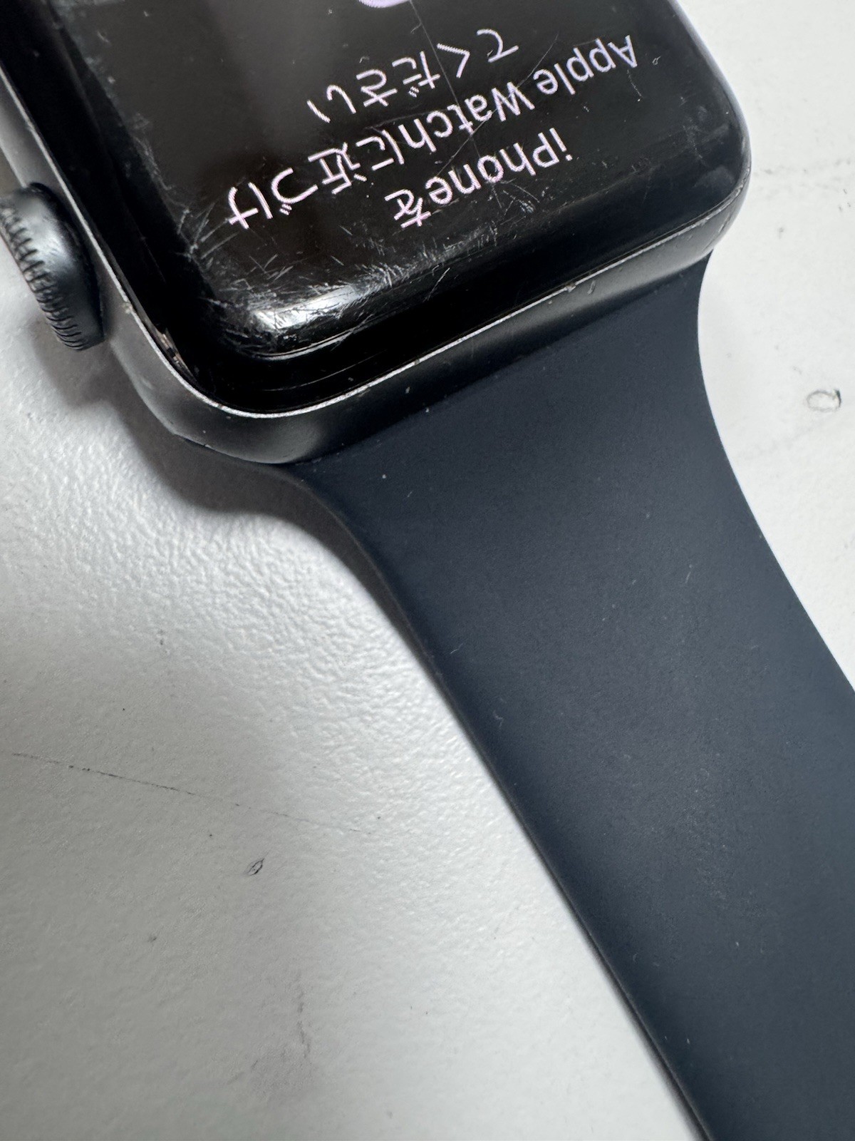 Apple Watch Series 3 GPS Cellular 42mm Aluminum Gray Case Watch MQK22LL/A a1861
