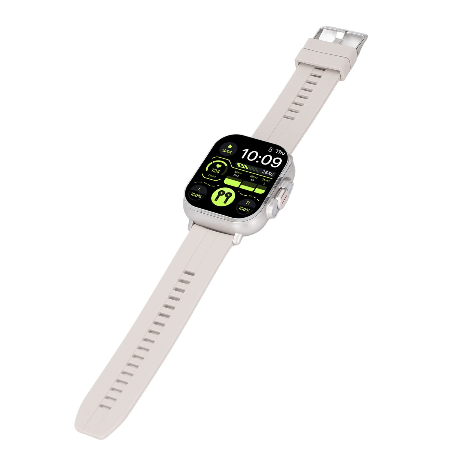 2 In 1 Smart Watch With Earbuds 2.01 Inch HD Touch Screen Bluetooth Call Fitness