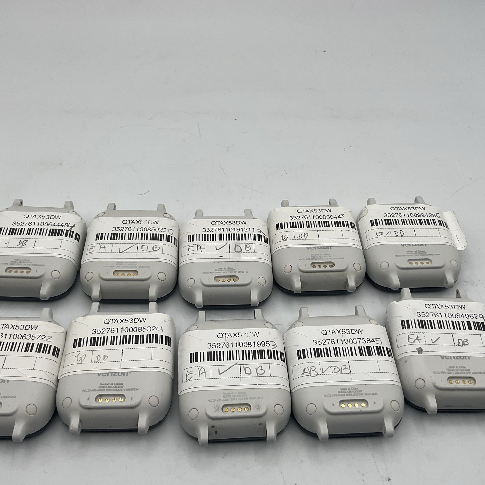 QTAX 53 Gizmo Watch (Verizon) White/Black LOT OF 10 0629