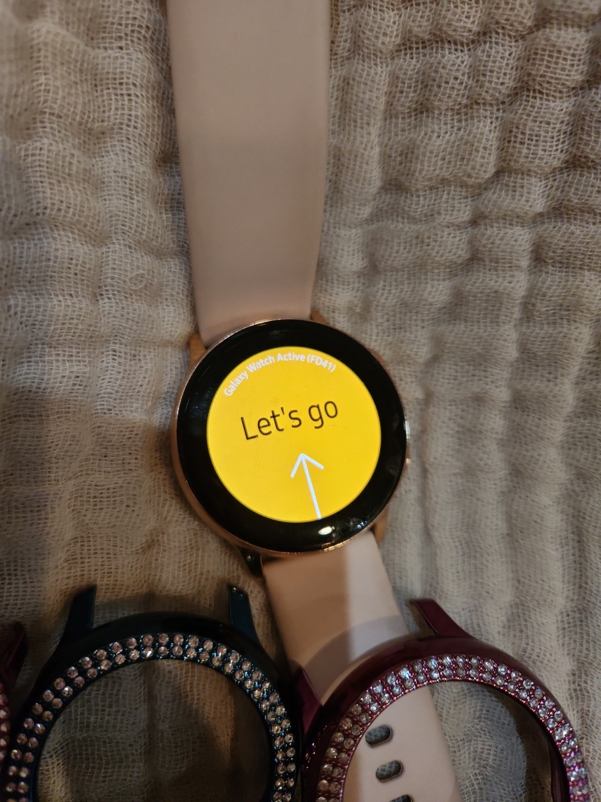 Samsung Galaxy Watch Active 40mm (SM-R500) Rose Gold Extra Face Covers