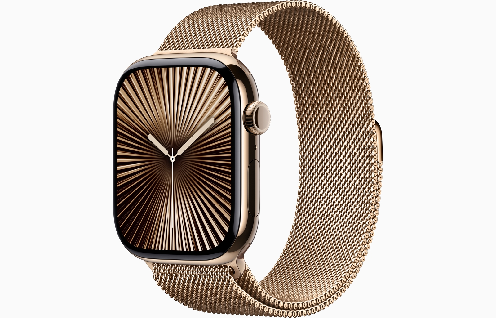 Apple Watch Series 10 Cellular 46mm Gold Titanium Gold Milanese – M/L