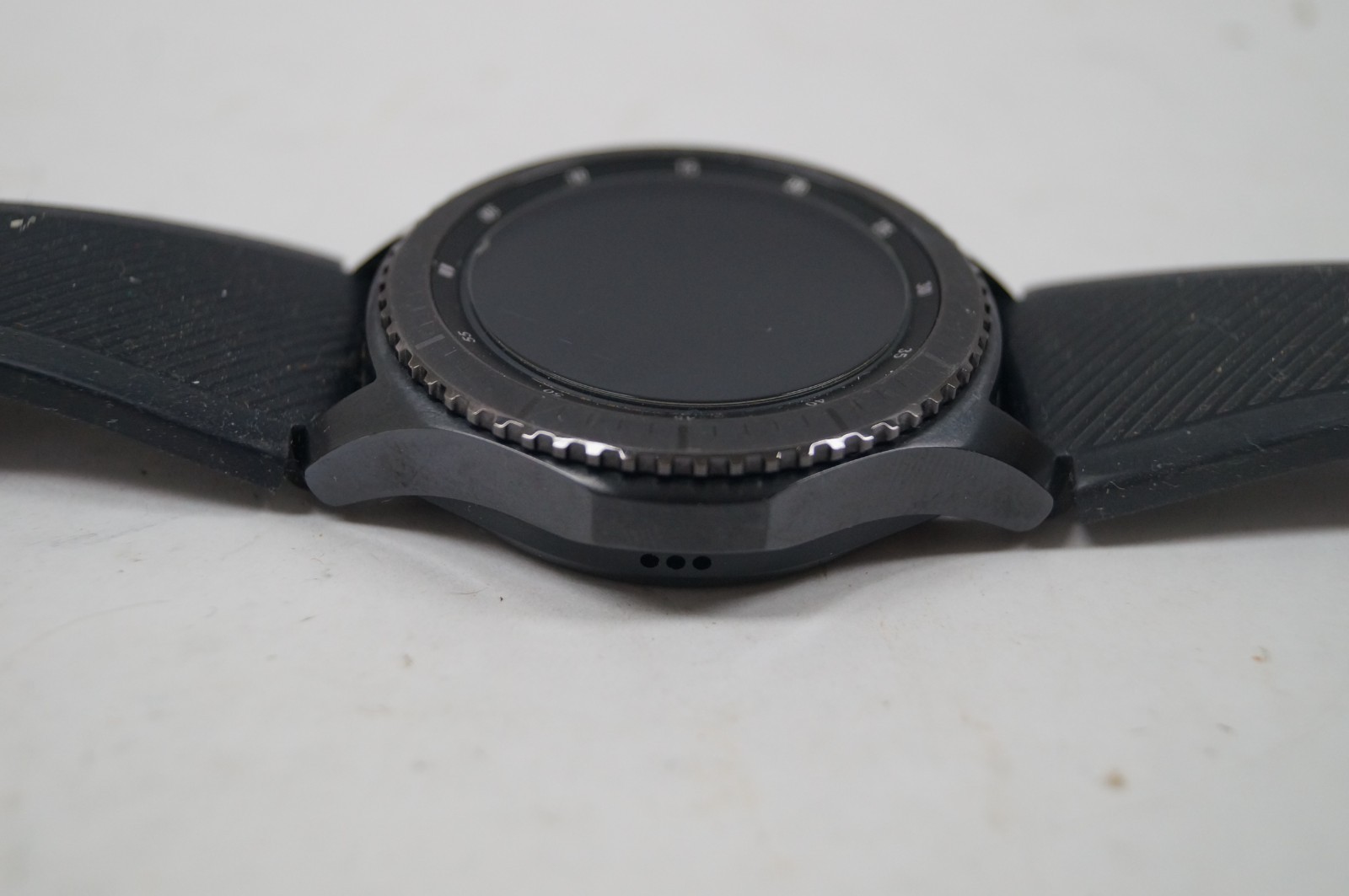 Samsung Gear S3 Frontier SM-R760 316L 46mm Bluetooth Wi-Fi Untested PoR B231