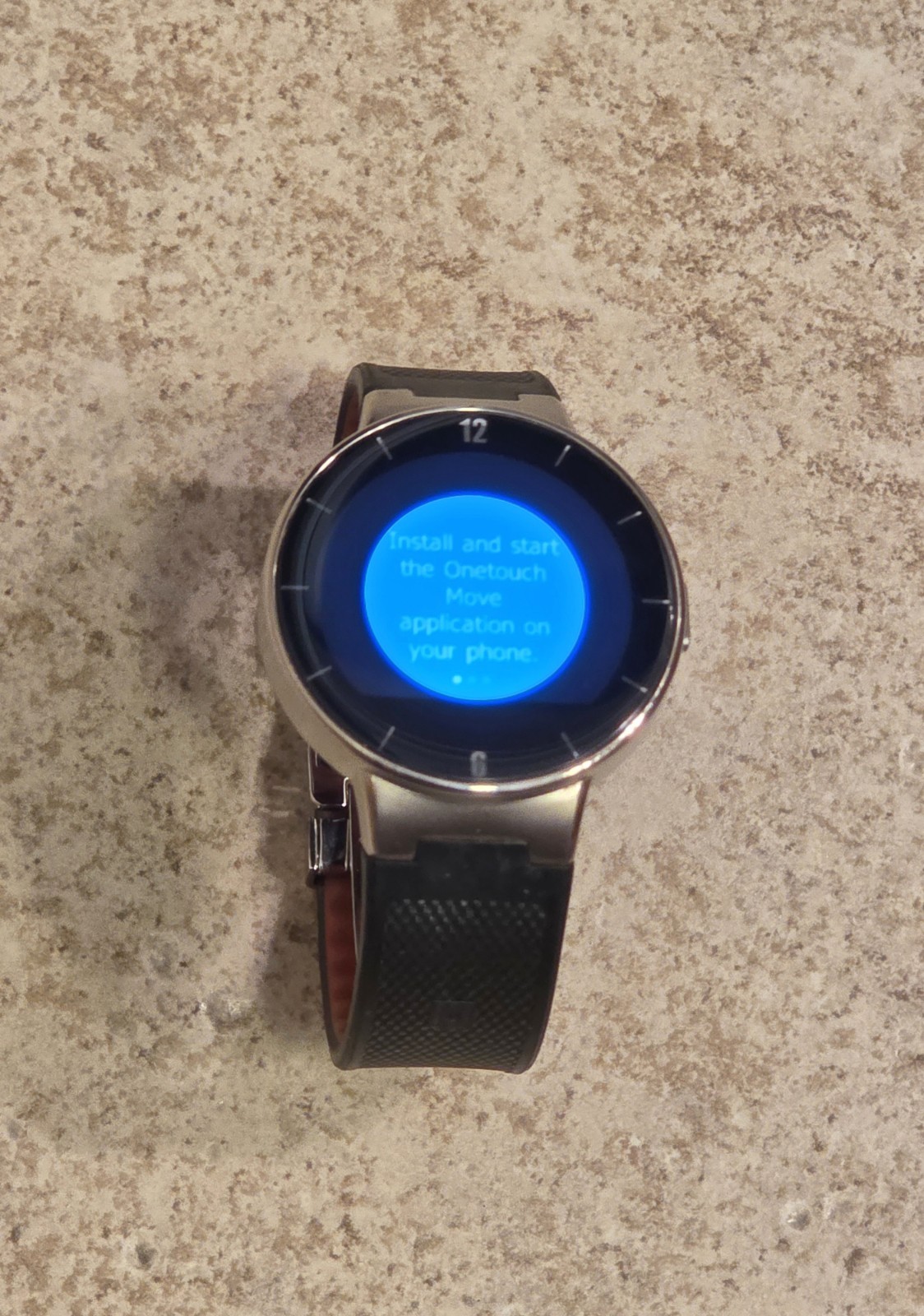 ALCATEL ONE TOUCH SMARTWATCH SMALL ( TESTED AND WORKS )