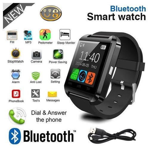 Bluetooth Touch Screen Smart Wrist Watch Phone Mate for Smartphone