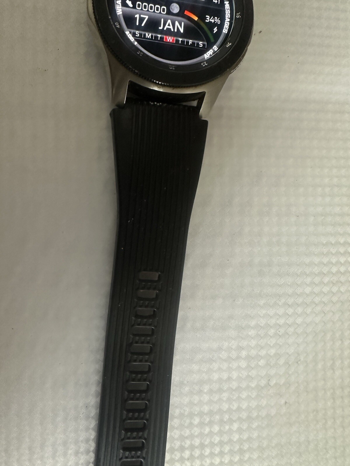 Samsung Galaxy Watch Smartwatch 46 mm Stainless Steel – Silver – SM-R800NZSAXAR
